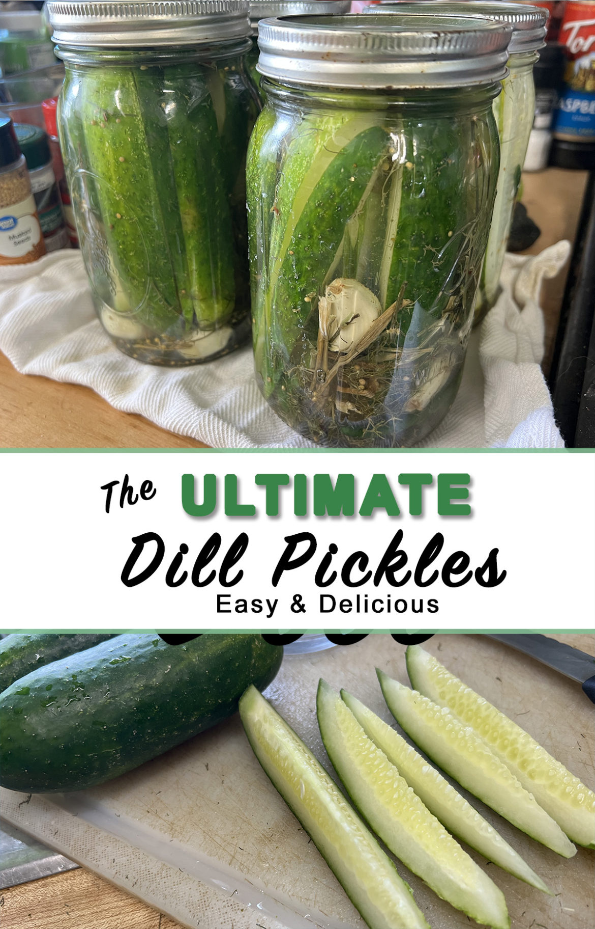 The Ultimate Easy Dill Pickle Recipe! (Caution: Addictive!)