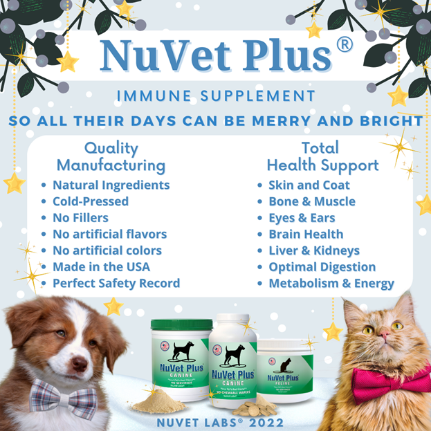 nu vet dog and cat vitamins