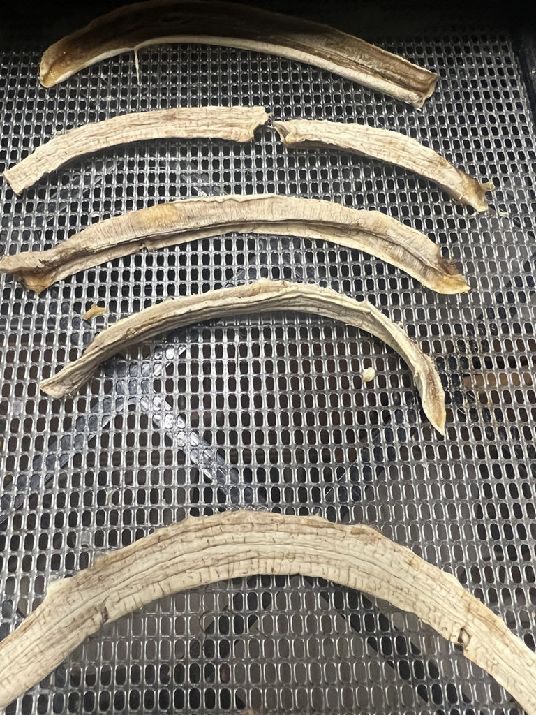 dried banana strips