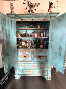 chic liquor cabinet bar