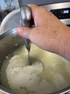 cutting the curds