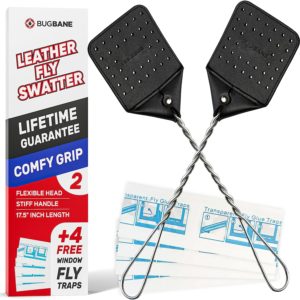 leather fly swatter